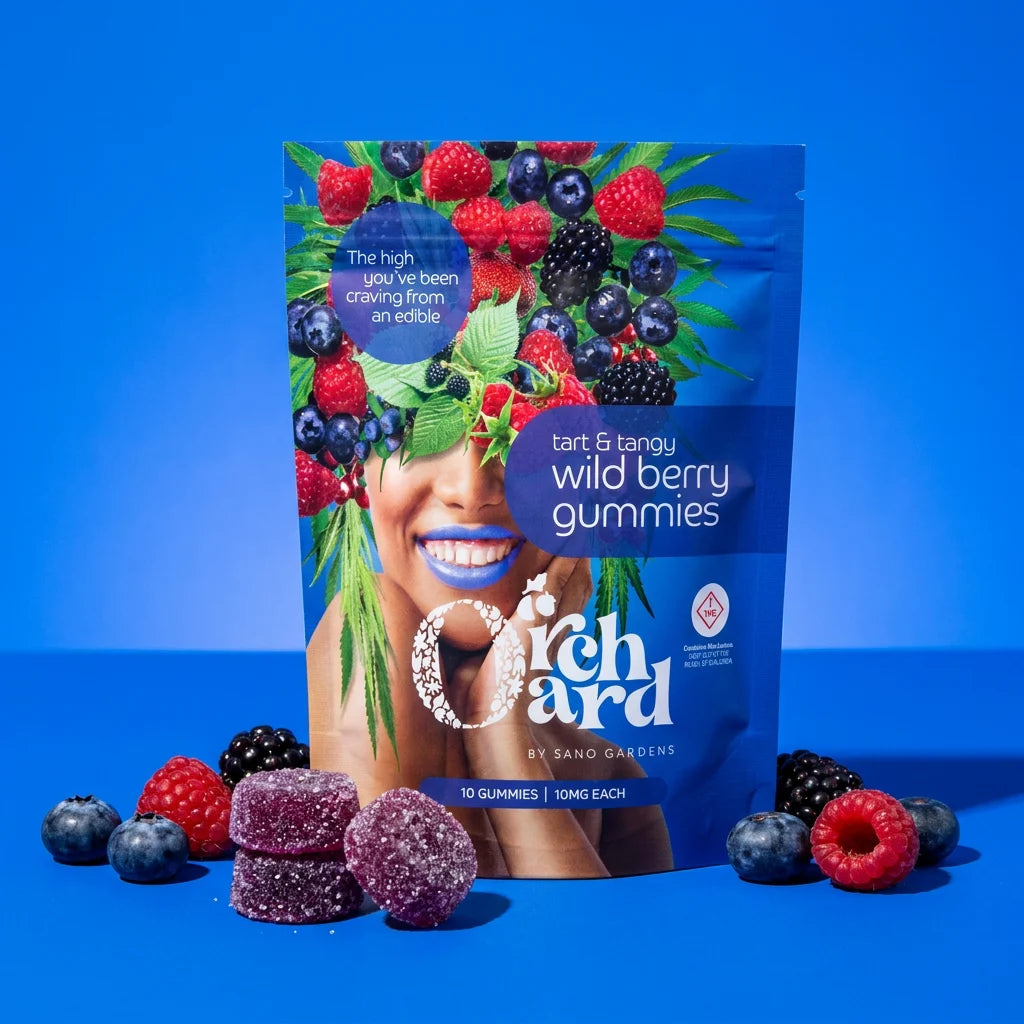 Wild Berry Gummies with fruit
