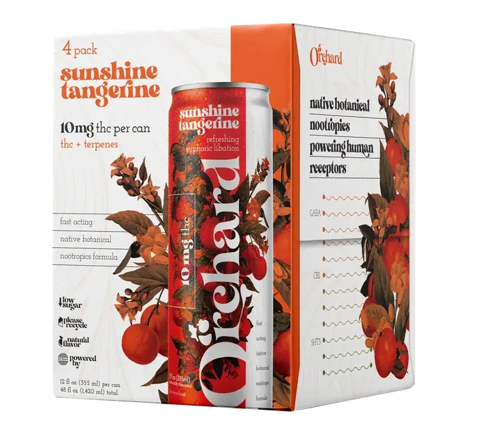 Sunshine Tangerine 4-pack